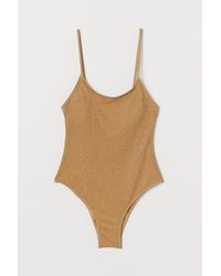 H&M Badpak Met Padded Cups - Naturel