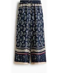 H&M - Drawstringbroek Met Print - Lyst