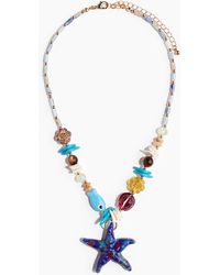 H&M - Collier de perles fantaisie avec pendentif - Lyst