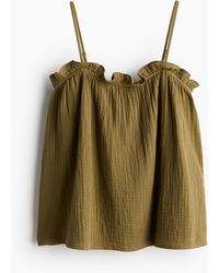 H&M - Trägertop mit Volantbesatz - Lyst