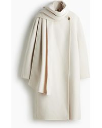 H&M - Handgefertigter Mantel aus Wollmix - Lyst