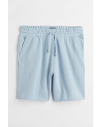 H&M Regular Fit Sweatshirt Shorts - Blue