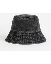 H&M - Bucket Hat aus Denim - Lyst