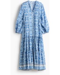 H&M - Robe À Étage Imprimée - Lyst