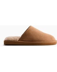 H&M - Hausschuhe mit Teddyfutter - Lyst