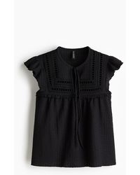 H&M - Jerseytop mit Struktur - Lyst