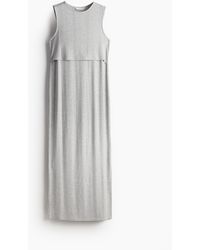 H&M - MAMA Geripptes Stillkleid - Lyst