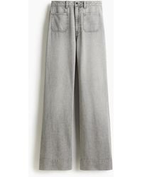 H&M - Wide Ultra High Jeans - Lyst