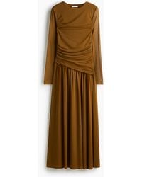 H&M - Drapiertes Meshkleid - Lyst