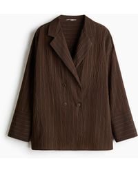 H&M - Double-breasted Blazer - Lyst