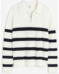H&M - Polopullover mit Zipper in Loose Fit - Lyst