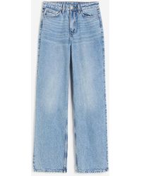 H&M - Wide Ultra High Jeans - Lyst