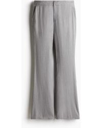 H&M - Elegante Hose aus Leinenmix - Lyst