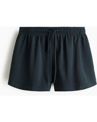 H&M - Sweatshort Met Drawstring - Lyst
