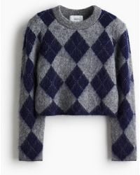 H&M - Pullover aus Mohairmix - Lyst