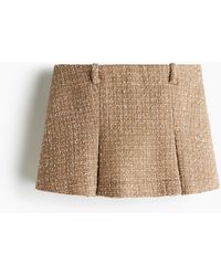 H&M - Mini jupe-short plissée - Lyst
