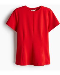 H&M - Getailleerde Top - Lyst