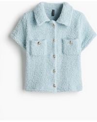 H&M - Teddy Vest Met Korte Mouwen - Lyst