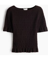 H&M - Structuurgebreide Top - Lyst