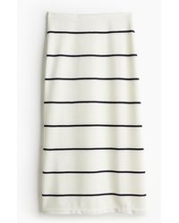 H&M - Rok Van Structuurtricot - Lyst