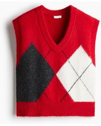 H&M - Pullunder in Jacquardstrick - Lyst