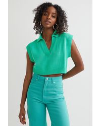 sleeveless sweater h&m