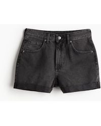 H&M - Jeansshorts High Waist - Lyst