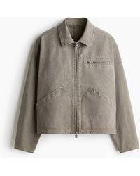 H&M - Canvasjacke im Workwear-Look - Lyst