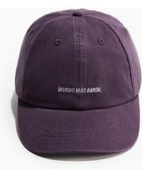 H&M - Cap aus Baumwolltwill - Lyst