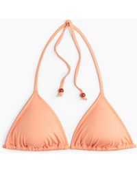 H&M - Wattiertes Triangel-Bikinitop - Lyst