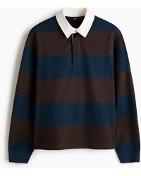 H&M - Katoenen Rugbyshirt - Lyst