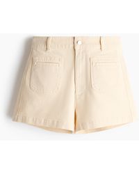 H&M - Denim Short - Lyst