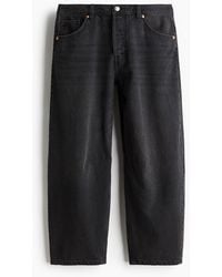 H&M - Barrel Regular Cropped Jeans - Lyst