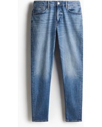 H&M - Regular Tapered Jeans - Lyst