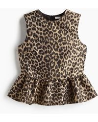 H&M - Jacquardgeweven Peplumtop - Lyst