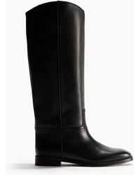 H&M - Lederstiefel - Lyst