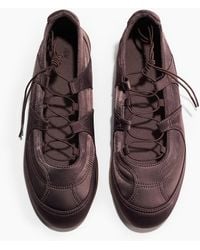 H&M - Schnürballerinas aus Satin - Lyst