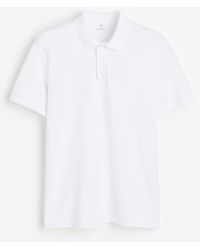 H&M - Piqué Poloshirt - Lyst