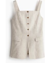 H&M - Long-Gilet - Lyst