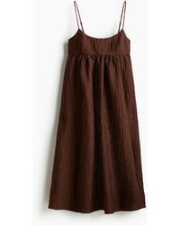H&M - Trägerkleid aus Jacquardstoff - Lyst