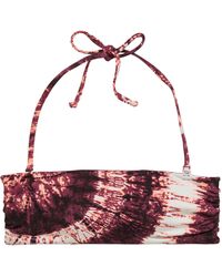 H&M Bandeau-Bikinitop - Rot