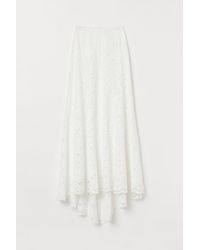 H&M Jupe en dentelle - Blanc