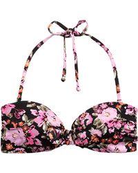H&M Bandeau-Bikinitop - Schwarz