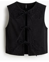 H&M - Offene Jeansweste - Lyst