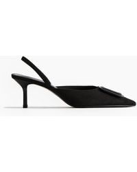 H&M - Pointed slingback court shoes - Lyst