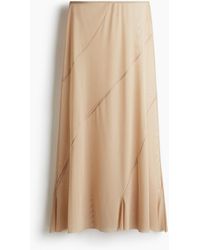 H&M - Jupe Longue En Mesh - Lyst