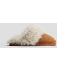 H&M - Chaussons Avec Doublure Duveteuse - Lyst