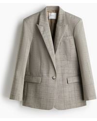 H&M - Blazer aus Wollmix - Lyst