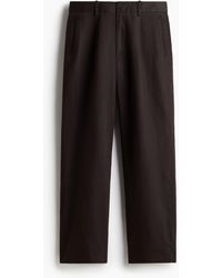H&M - Hose aus Leinenmix in Relaxed Fit - Lyst