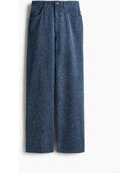 H&M - Bouclé Bootcut High Waist Jeans - Lyst